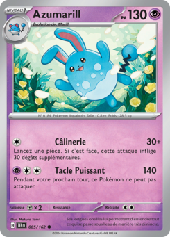 Azumarill (Écarlate et Violet Forces Temporelles 065)
