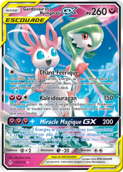 Gardevoir et Nymphali-GX (Soleil et Lune Alliance Infaillible 130)