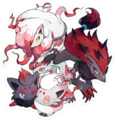 Zoroark et Zoroark de Hisui