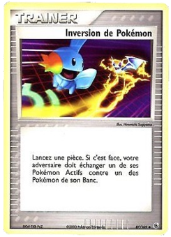Inversion de Pokémon (EX Rubis & Saphir 87)