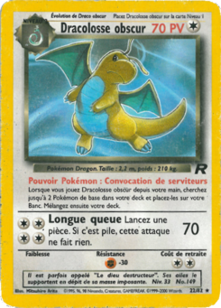 Dracolosse obscur (Team Rocket 22)