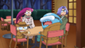 Miaouss (Team Rocket) et Qulbutoké (de Jessie)