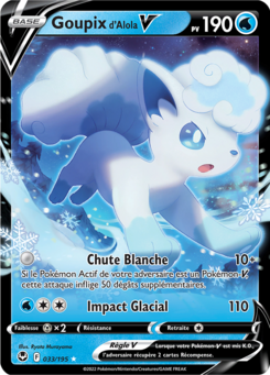 Goupix d'Alola-V (Épée et Bouclier Tempête Argentée 033)