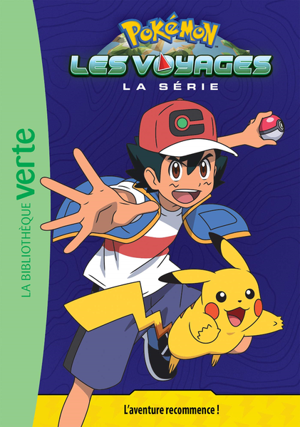 Fichier:Roman Pokémon Les Voyages Bibliothèque Verte - Recto - Tome 1.png