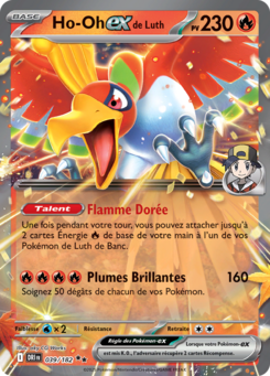 Ho-Oh-ex de Luth (Écarlate et Violet Rivalités Destinées 039)