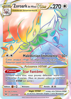 Zoroark de Hisui-VSTAR (Épée et Bouclier Origine Perdue 203)
