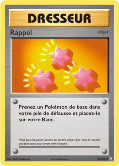 Rappel (XY Évolutions 85)