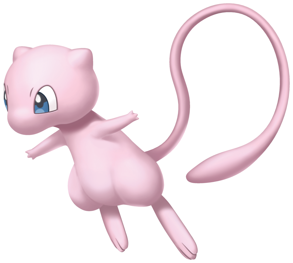 Pokémon En Forme De Boule Rose à Oreille De Chat Mew — Poképédia