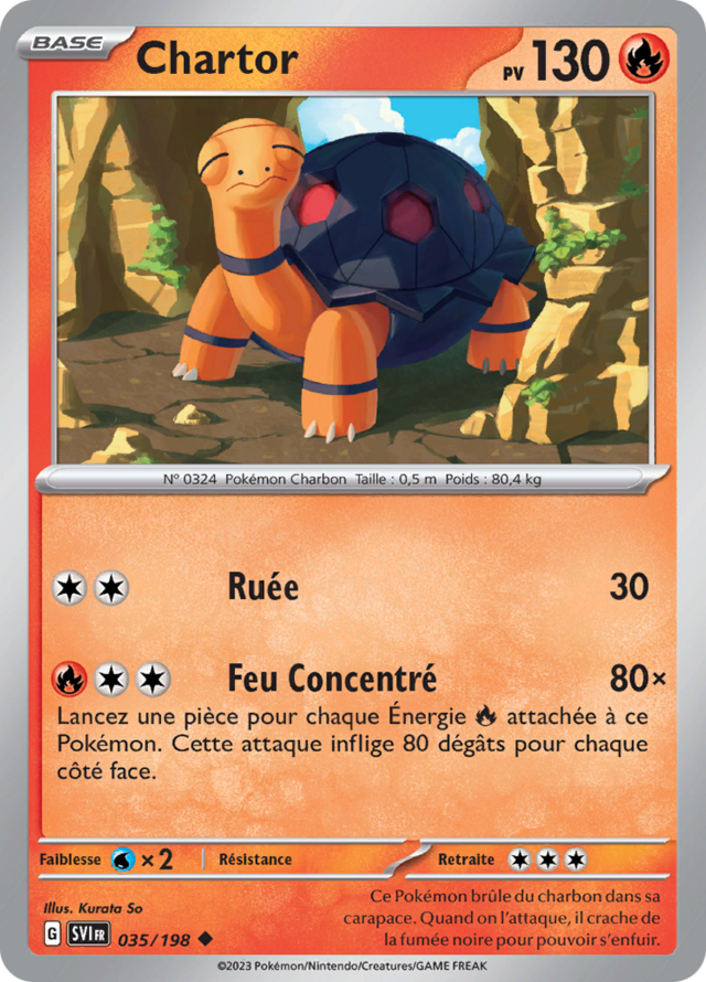Chartor (Écarlate et Violet 035) — Poképédia