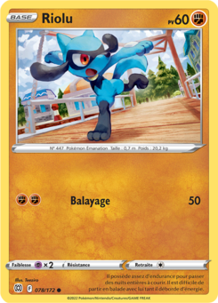 Riolu (Épée et Bouclier Stars Étincelantes 078)