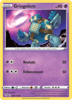 Gringolem (Épée et Bouclier Ténèbres Embrasées 076)