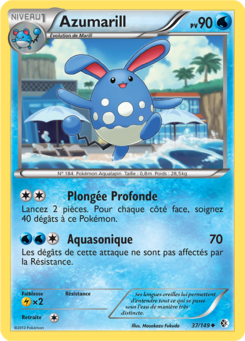 Azumarill (Noir & Blanc Frontières Franchies 37)