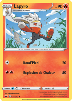 Lapyro (Épée et Bouclier 033)