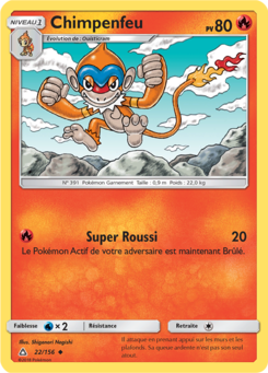 Chimpenfeu (Soleil et Lune Ultra-Prisme 22)
