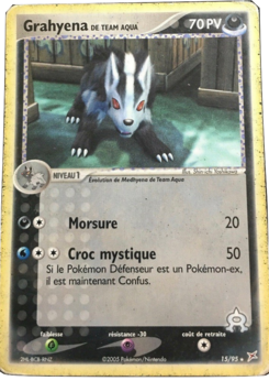 Grahyena de Team Aqua (EX Team Magma VS Team Aqua 15)