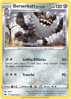 Berserkatt de Galar (Zénith Suprême 085)