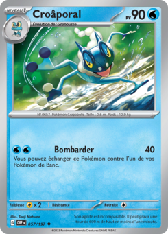 Croâporal (Écarlate et Violet Flammes Obsidiennes 057)