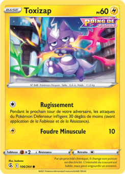 Toxizap (Épée et Bouclier Poing de Fusion 106)