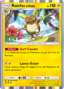 Raichu d'Alola (Parade Onirique 050)