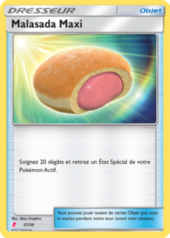 Malasada Maxi (Soleil et Lune Kit du Dresseur Lougaroc 27)