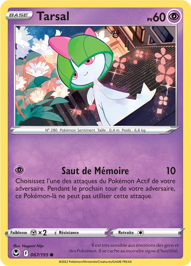 Tarsal (Épée et Bouclier Tempête Argentée 067) — Poképédia