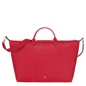 Longchamp Sac de voyage rouge arrière.png