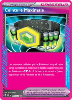 Ceinture Maximale (Écarlate et Violet Évolutions Prismatiques 117)