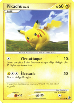 Pikachu (Diamant & Perle Aube Majestueuse 70)