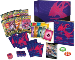 Coffret Dresseur d'élite Épée et Bouclier Ténèbres Embrasées Contenu.png