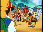 Les Pokémon au moment où ils ont été arrêtés.