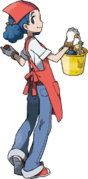 Artwork de l'Éleveuse dans Pokémon Rubis Oméga et Saphir Alpha