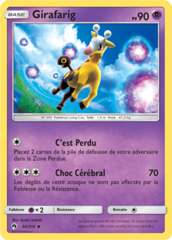 Girafarig (Soleil et Lune Tonnerre Perdu 94)