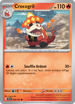 Crocogril (Écarlate et Violet Étincelles Déferlantes 030)
