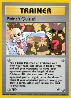 Blaine's Quiz 1 (Gym Heroes 97)
