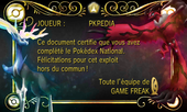 Pokédex National (capture d'écran XY)