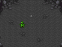 Massko devant la Clé de Voûte de Spiritomb.
