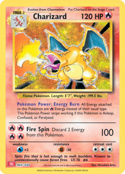 Fichier:Carte Pokémon Trading Card Game Classic Charizard & Ho-Oh ex Deck 003.png