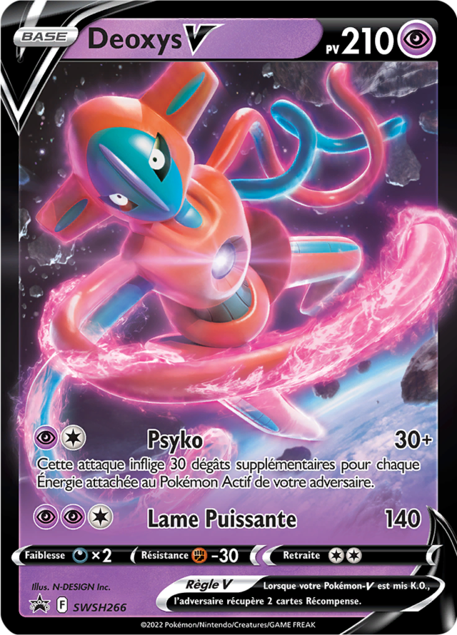 Deoxys-V (Promo SWSH 266) — Poképédia