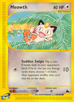 Meowth (Skyridge 78)