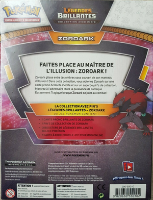 Collection avec pin's Légendes Brillantes Zoroark Verso.png