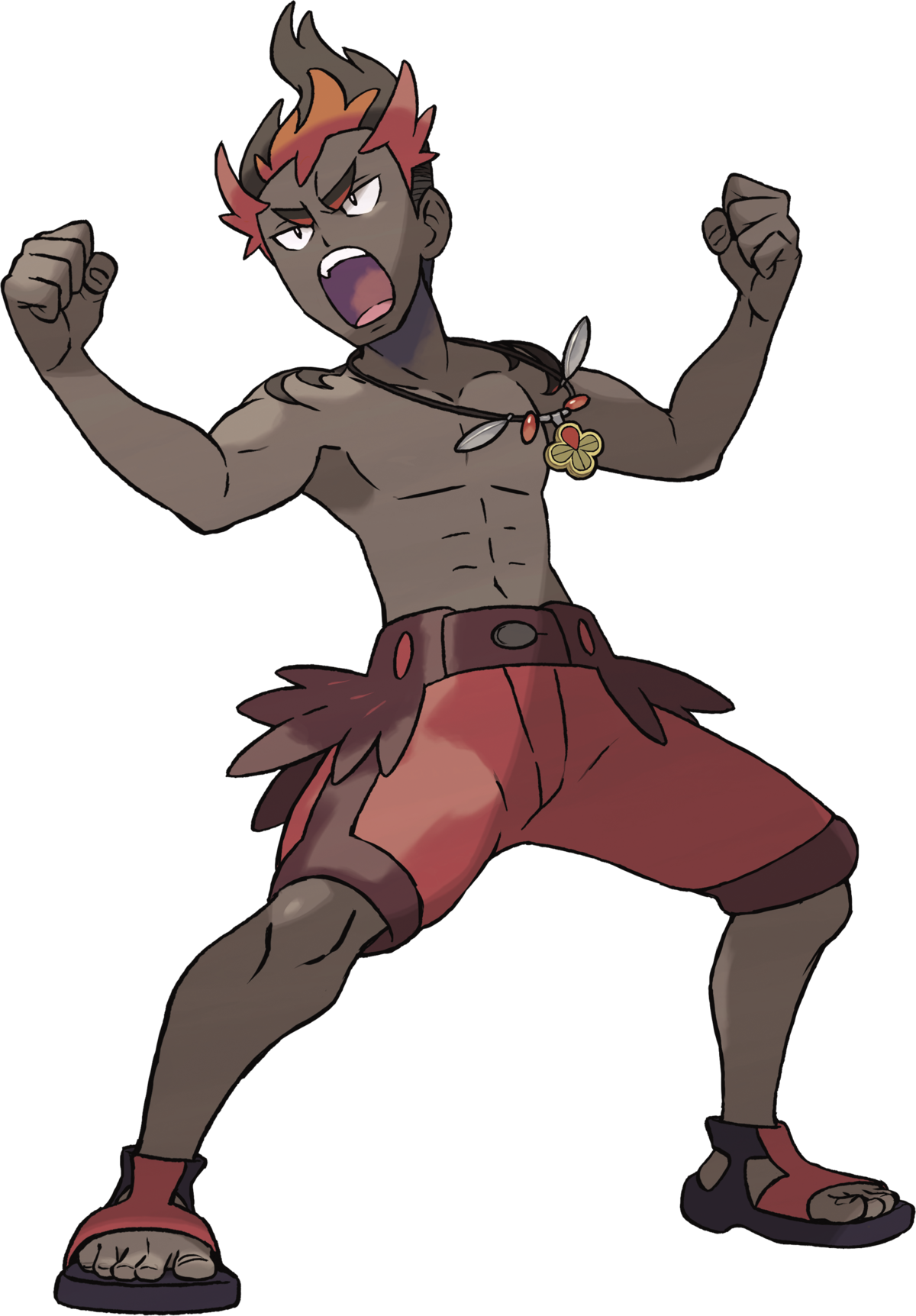 Pokemon Soleil Et Lune Personnage Kiawe (jeux vidéo) — Poképédia