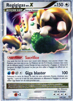 Regigigas NIV.X (Diamant & Perle Tempête 100)