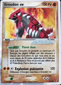 Groudon ex (EX Gardiens de Cristal 93)