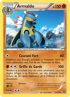 Armaldo (XY Offensive Vapeur 57)