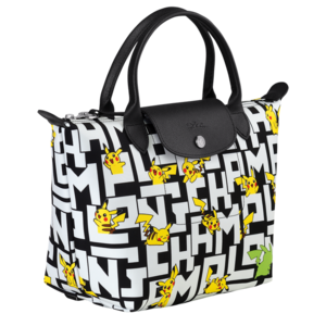 Longchamp Sac à main logo trois quart.png