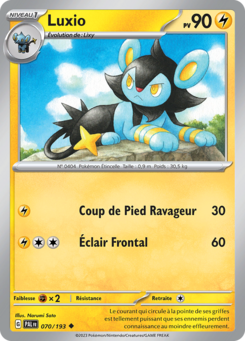 Luxio (Écarlate et Violet Évolutions à Paldea 070)