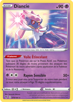 Diancie (Épée et Bouclier Voltage Éclatant 079)