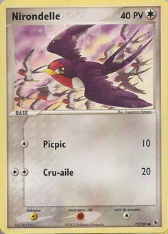 Nirondelle (EX Rubis & Saphir 72)