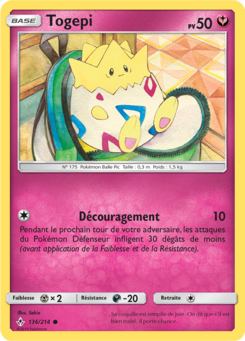 Togepi (Soleil et Lune Alliance Infaillible 136)