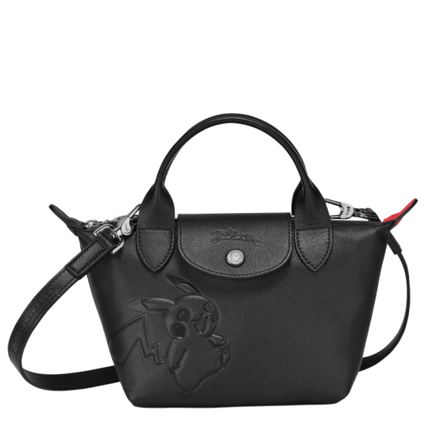 Fichier:Longchamp Petit sac à main noir avant.png